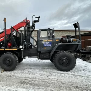 Лесовозы Урал капитальный ремонт с новыми манипуляторами  от завода