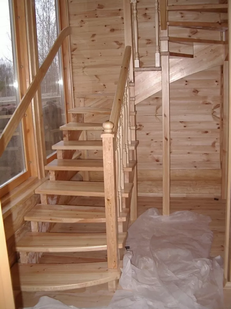 Изготовление деревянных лестниц 2