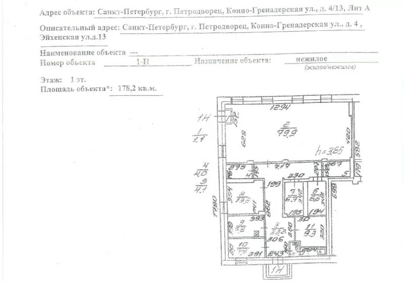 Продажа универсального помещения различного назначения Петергоф 180 м2 5