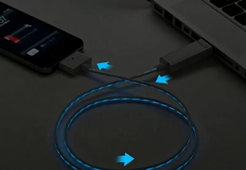 Светящийся кабель для зарядки и синхронизации IPhone