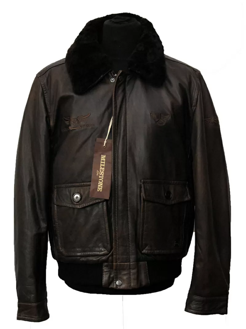 Брендовая одежда, кожаные куртки Pierre Cardin, Mustang, Milestone, Trapper.  2