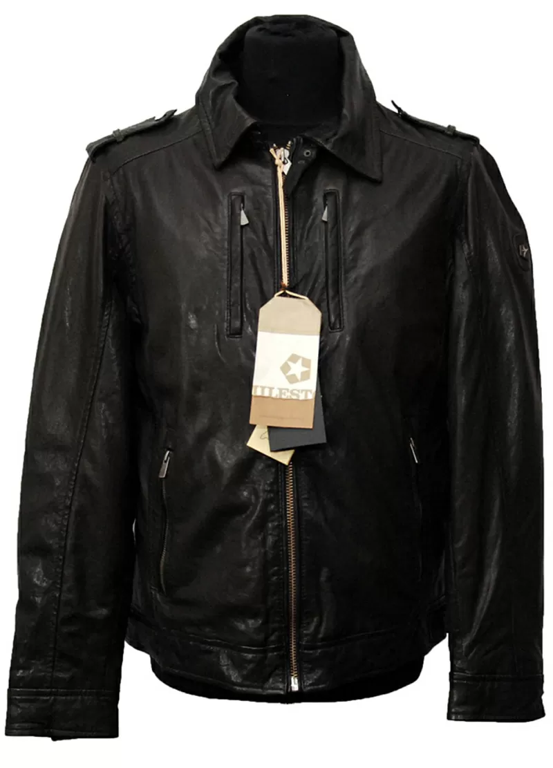 Брендовая одежда, кожаные куртки Pierre Cardin, Mustang, Milestone, Trapper.  4