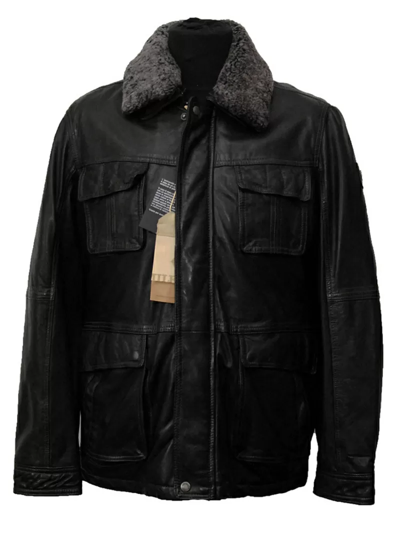 Брендовая одежда, кожаные куртки Pierre Cardin, Mustang, Milestone, Trapper.  5