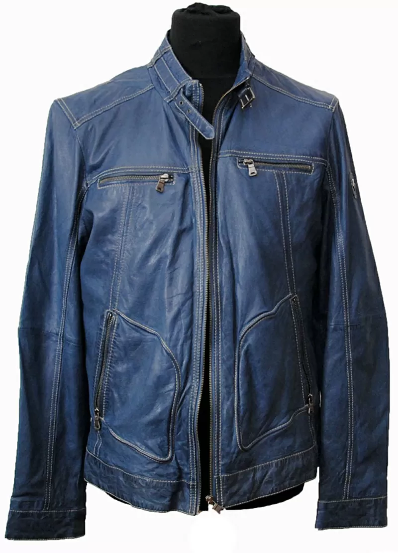 Брендовая одежда, кожаные куртки Pierre Cardin, Mustang, Milestone, Trapper.  9