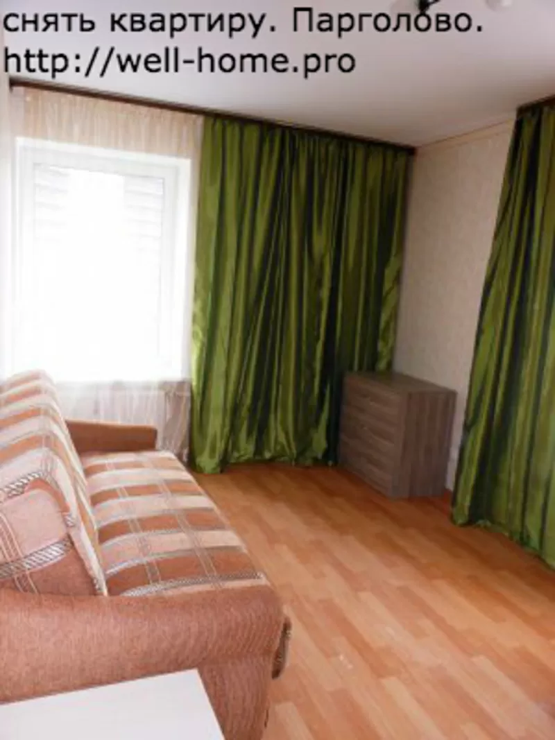 3-х комнатная в Парголово,  долгосрочная аренда,  для семьи.