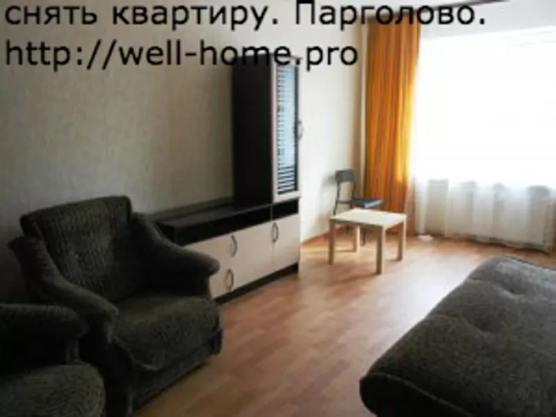 3-х комнатная в Парголово,  долгосрочная аренда,  для семьи. 2