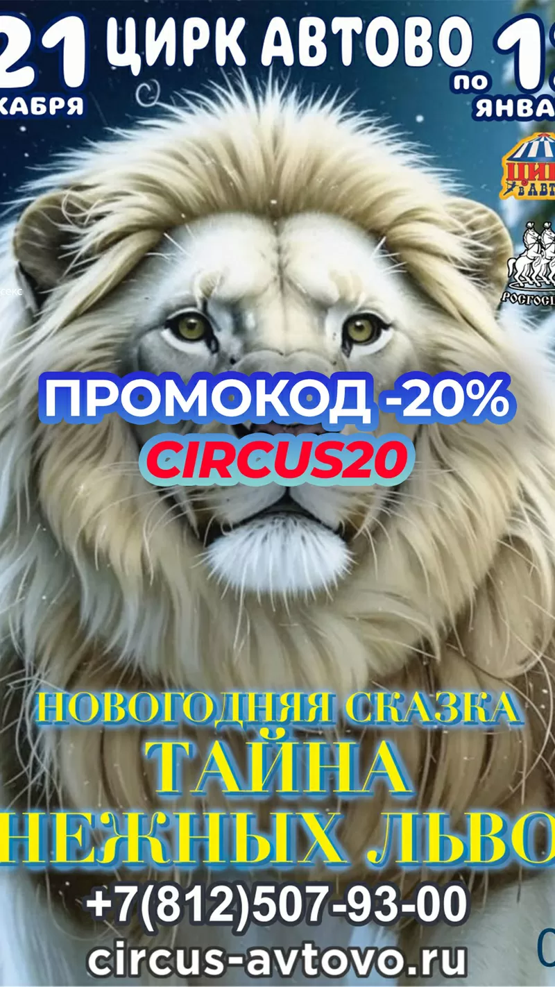 Цирк Автово в Санкт-Петербурге - купить билеты онлайн со скидкой 20%! 7