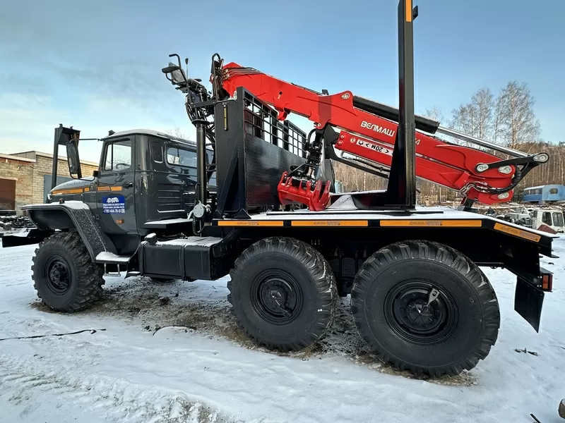 Лесовоз Урал ЯМЗ-236НЕ2 турбированный с новым манипулятором 5