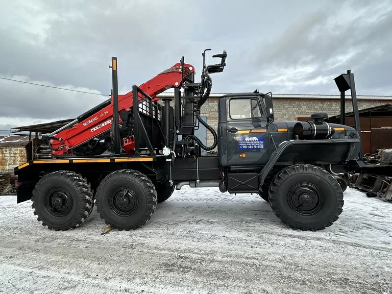 Лесовозы Урал капитальный ремонт с новыми манипуляторами от завода