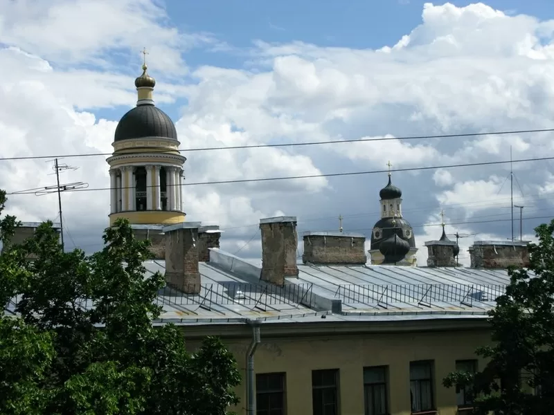  Трёхкомнатная  с видом на купола Владимирского собора и на крыши города